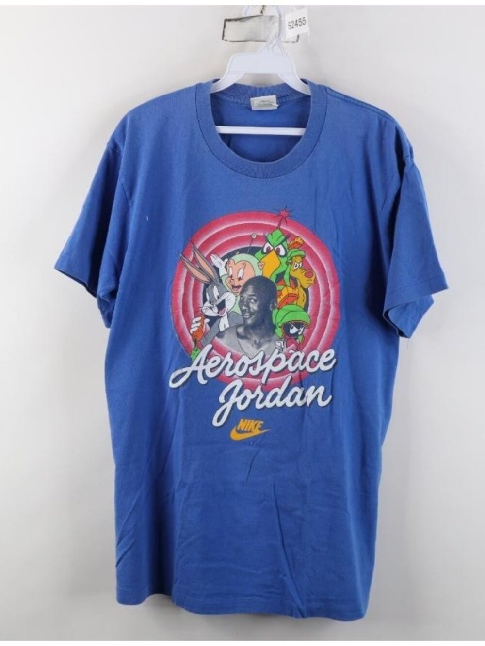 Vintage 90s NIke Mens Large Aerospace Jordan Looney Tunes Space Jam T-Shirt USA